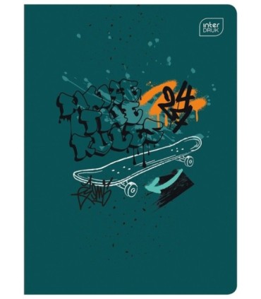 4X ZESZYT A5, 32 KARTKI, W TRZY LINIE, URBAN STYLE, INTERDRUK