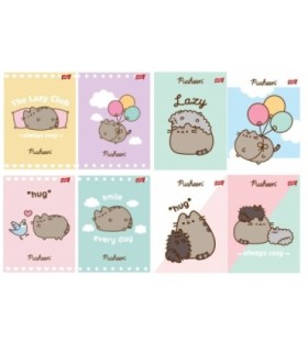 8X ZESZYT A5, 32 KARTKI, TRZY LINIA, PUSHEEN KOTEK KOT, KAŻDY INNY