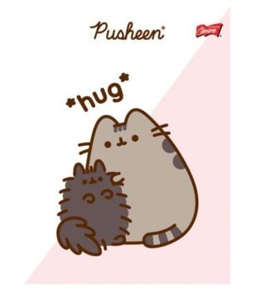 8X ZESZYT A5 32 KARTKI PUSHEEN: 4x KRATKA + 4x TRZY LINIA