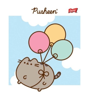 8X ZESZYT A5 32 KARTKI PUSHEEN: 4x KRATKA + 4x TRZY LINIA