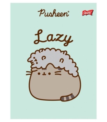8X ZESZYT A5 32 KARTKI PUSHEEN: 4x KRATKA + 4x TRZY LINIA