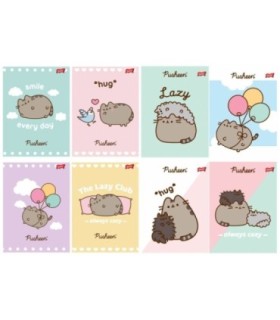 8 X ZESZYT A5, 32 KARTKI, KRATKA, PUSHEEN KOTEK KOT, KAŻDY INNY