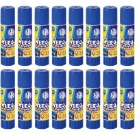 16x klej szkolny, biurowy w sztyfcie 15 g ASTRA, bardzo mocny, niemarszczący papieru