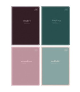 4 X ZESZYT A5, 32 KARTKI, KRATKA Z MARGINESEM, INTERDRUK YUHU