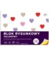 4 SZT. X BLOK RYSUNKOWY KOLOROWY, A4, 10 KARTEK, 80g, INTERDRUK