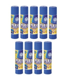 Zestaw 9 szt. x klej w sztyfcie 21 g Astra, łatwo zmywalny