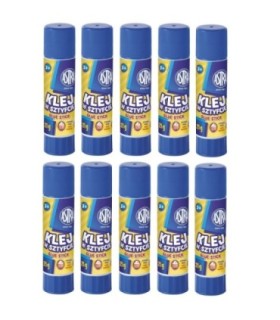 Zestaw 10 szt. x klej w sztyfcie 21 g Astra, łatwo zmywalny