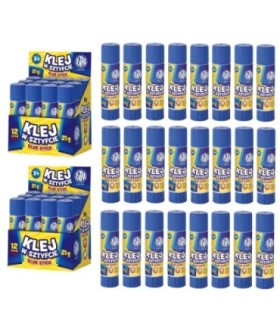 Zestaw 24 szt. x klej w sztyfcie 21 g Astra, łatwo zmywalny