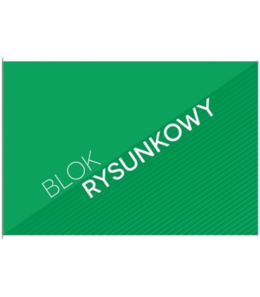 Blok rysunkowy Economy Interdruk 20 białych kartek A3, 60g/m2