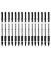 15 SZT. X DŁUGOPIS ŻELOWY BIC GEL-OCITY STIC CIENKA KOŃCÓWKA 0,5MM, CZARNY