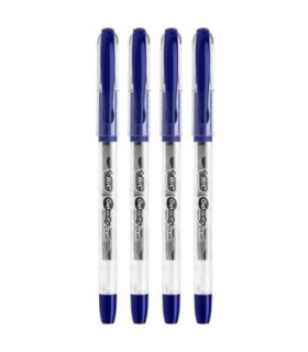 4 SZT. X DŁUGOPIS ŻELOWY BIC GEL-OCITY STIC CIENKA KOŃCÓWKA 0,5MM, NIEBIESKI