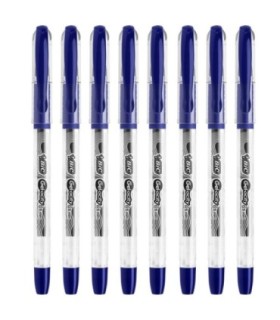 8 SZT. X DŁUGOPIS ŻELOWY BIC GEL-OCITY STIC CIENKA KOŃCÓWKA 0,5MM, NIEBIESKI