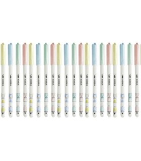 Zestaw 20 wymazywalnych długopisów KIDEA, ZWIERZĄTKA, 4 różne wzory po 5 szt.