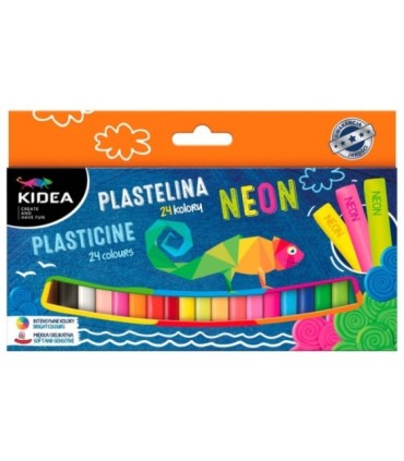 Zestaw Kidea Plastelina Zapachowa + Neonowa + Pastelowa 72 szt.