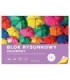 5 SZT. X BLOK RYSUNKOWY KOLOROWY 20 KARTEK 10 KOLORÓW A3 80g Interdruk