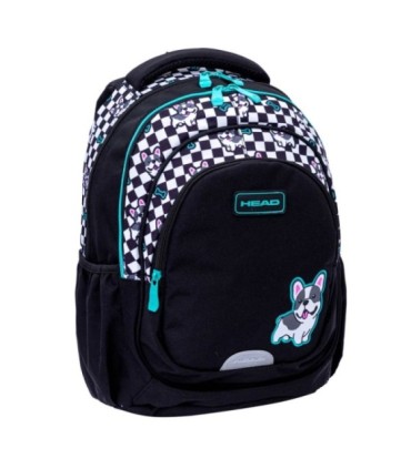 Plecak szkolny trzykomorowy Astra HEAD AB330 CUTE PUPPY piesek