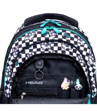 Plecak szkolny trzykomorowy Astra HEAD AB330 CUTE PUPPY piesek