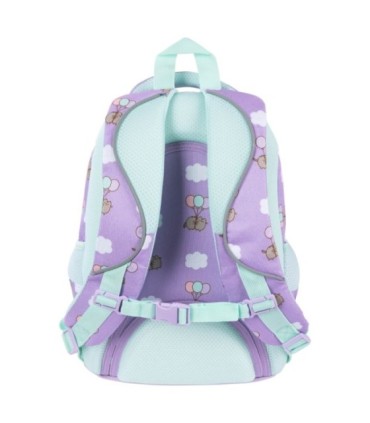 PLECAK SZKOLNY 4-KOMORY 22L ST.MAJEWSKI BP58 PUSHEEN VIOLET kotek