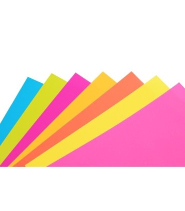 Wycinanka zeszyt A5 papierów kolorowych FLUO 8 kart REXUS  BENIAMIN