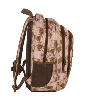 Plecak szkolny 26 L trzykomorowy Derform BACKUP model O FLUFFY PUPPY