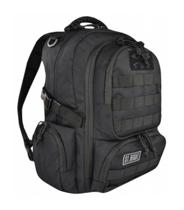 PLECAK SZKOLNY 4-KOMOROWY 30 L MAJEWSKI ST.RIGHT MILITARY BLACK