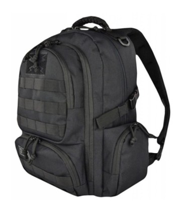 PLECAK SZKOLNY 4-KOMOROWY 30 L MAJEWSKI ST.RIGHT MILITARY BLACK