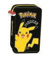 POTRÓJNY PIÓRNIK Z WYPOSAŻENIEM ST.MAJEWSKI POKEMON PIKACHU