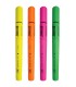 Zestaw 4 neonowych zakreślaczy ze ściętą końcówką INTERDRUK Academy