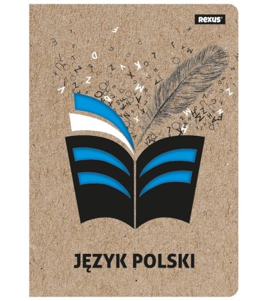 ZESZYT A5 JĘZYK POLSKI, 58 KARTEK, KRATKA, BENIAMIN / REXUS