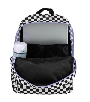 Plecak szkolny jednokomorowy lekki Derform BACKUP model C SZACHOWNICA F