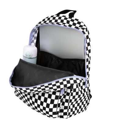 Plecak szkolny jednokomorowy lekki Derform BACKUP model C SZACHOWNICA F