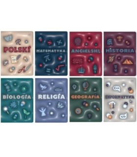 8 X ZESZYTY PRZEDMIOTOWE A5, 60 kartek DO KLAS 5-6
