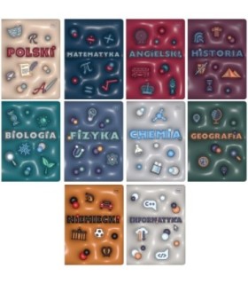 10 X ZESZYTY PRZEDMIOTOWE A5 DO KLAS 7-8 I LICEUM
