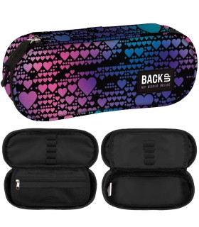 Piórnik saszetka usztywniona BackUP Derform A18 DANCE HEARTS