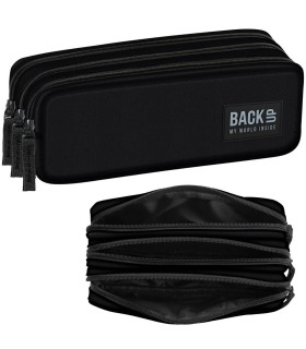 Piórnik saszetka trzykomorowa BackUP Derform G56 CZARNA