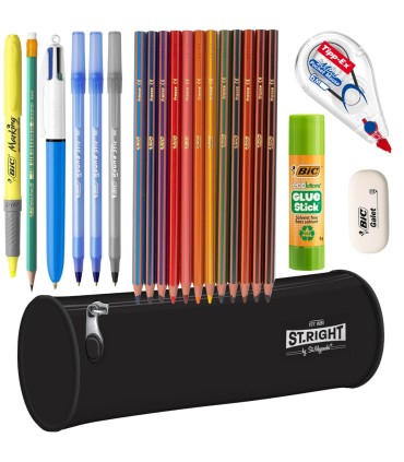 Piórnik saszetka St.Right  Majewski z kompletnym wyposażeniem marki BIC