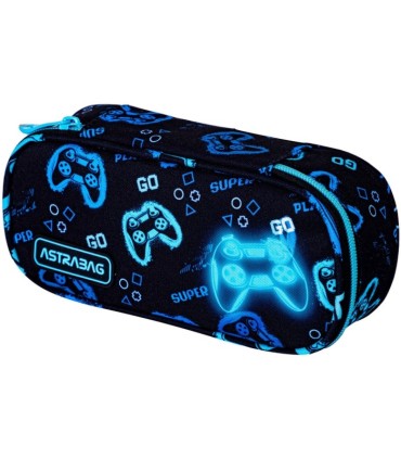 Usztywniany piórnik  saszetka ASTRABAG AC6 GO PLAYING