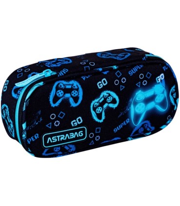 Usztywniany piórnik  saszetka ASTRABAG AC6 GO PLAYING
