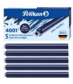 Naboje do piór długie granatowe PELIKAN opakowanie 5 sztuk po 1,4 ml