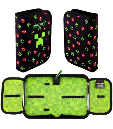 Piórnik szkolny pojedynczy bez wyposażenia Astra Minecraft TNT licencyjny