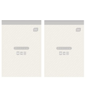 2x BLOK BIUROWY INTERDRUK, A6 100 KARTEK W KRATKĘ