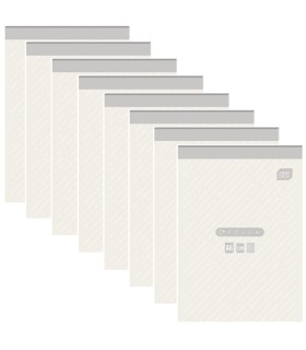 8x BLOK BIUROWY INTERDRUK, A6 100 KARTEK W KRATKĘ