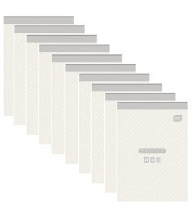 10x BLOK BIUROWY INTERDRUK, A6 100 KARTEK W KRATKĘ