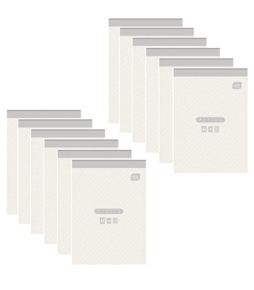 12x BLOK BIUROWY INTERDRUK, A6 100 KARTEK W KRATKĘ