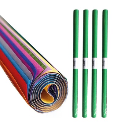 4x BIBUŁA GŁADKA A3 W ROLKACH 10 KOLORÓW INTERDRUK, 30 cm