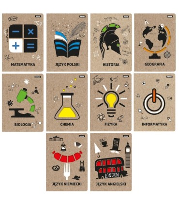 MEGA zestaw wyprawka szkolna do klas 7-8 i liceum, BIC, XXL 40 elementów w tym 10 zeszytów przedmiotowych