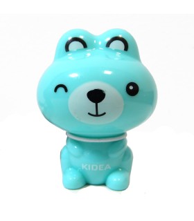 Temperówka z pojemnikiem Kidea szop pracz zielony