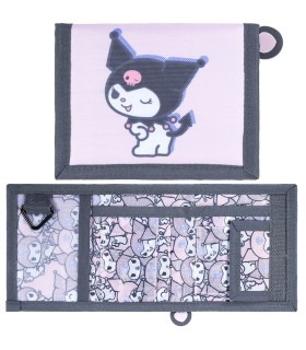 Portfel zapinany na rzep St.Majewski, KUROMI PINK