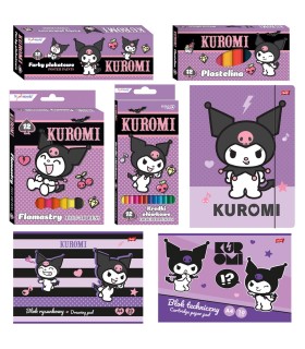 Wyprawka szkolna / Zestaw plastyczny St.Majewski - Kuromi