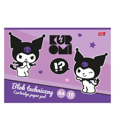 Wyprawka szkolna / Zestaw plastyczny + teczka z rączka St.Majewski - Kuromi